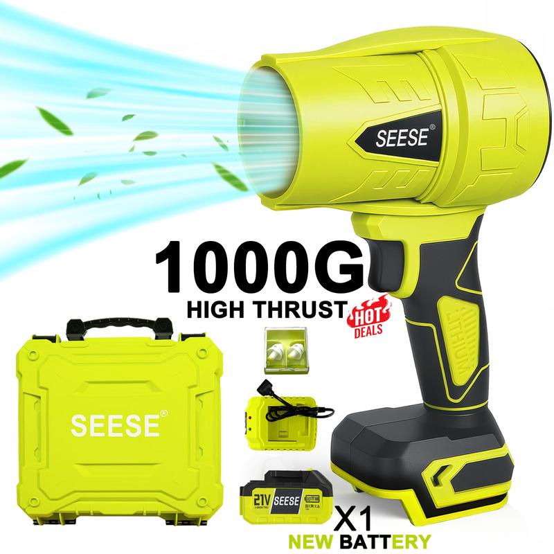 Portable SEESE Turbo Jet Blower – Cordless Air Duster for Home, Garden & Car Care