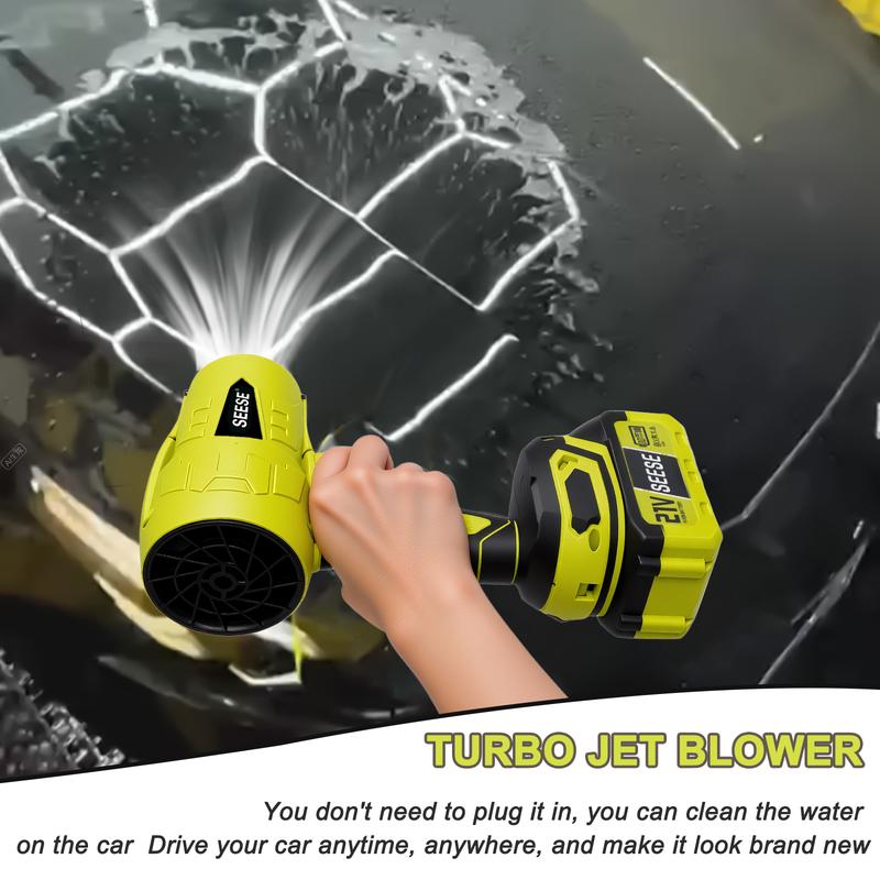 Portable SEESE Turbo Jet Blower – Cordless Air Duster for Home, Garden & Car Care
