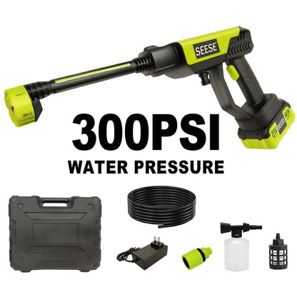 SEESE Handheld Cordless Pressure Washer – Portable Cleaning Tool for Car, Home & Garden Tasks