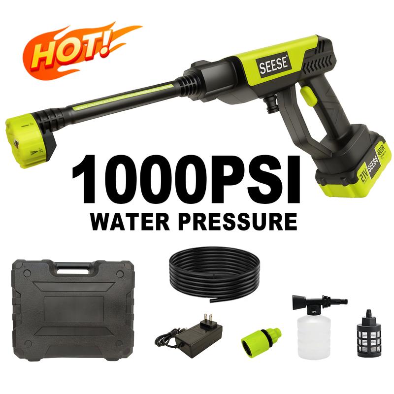 SEESE Handheld Cordless Pressure Washer – Portable Cleaning Tool for Car, Home & Garden Tasks
