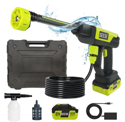 SEESE Handheld Cordless Pressure Washer – Portable Cleaning Tool for Car, Home & Garden Tasks